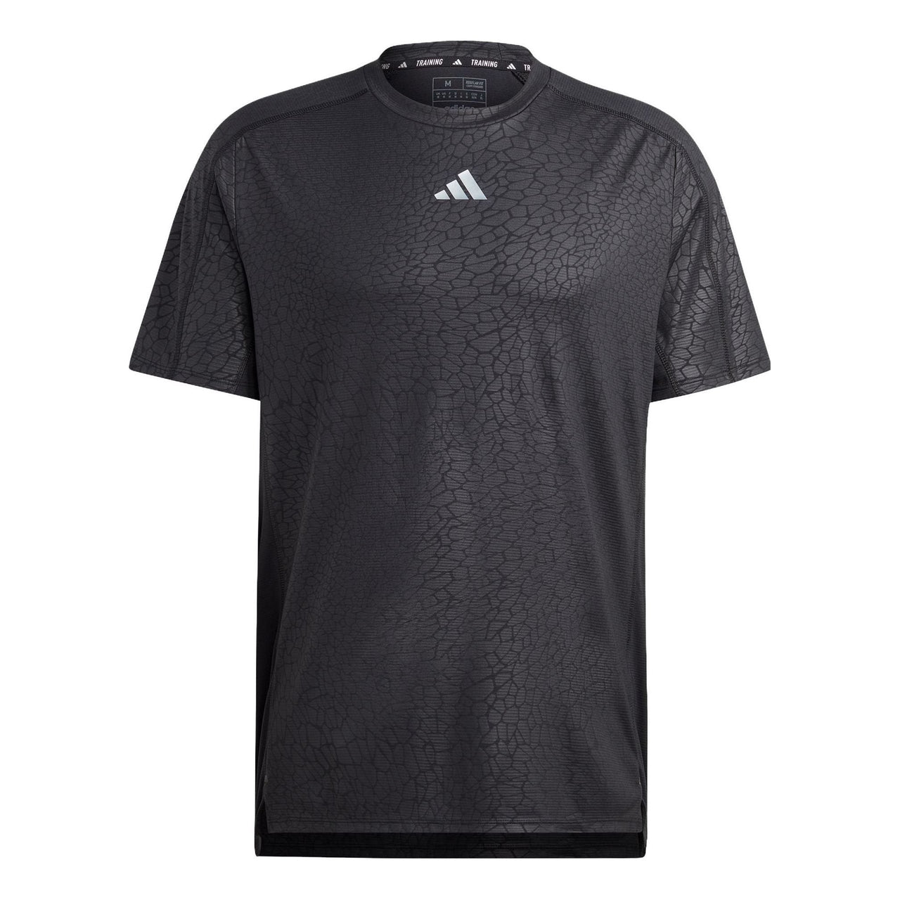 adidas Workout Pu Print T-Shirt 'Black White' HS7509