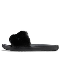 (WMNS) Crocs Sloane Luxe Slide 'Black' 205968-060