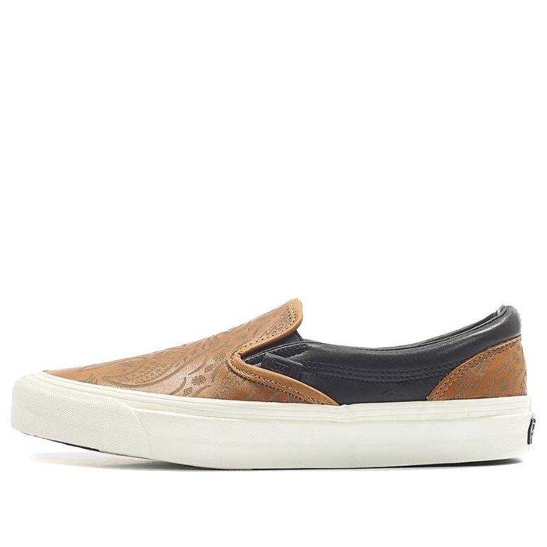 Vans Vault X Brooks England LTD X Taka Hayashi TH OG Classic Slip-On Black/Brown VN0A2Y36KCW