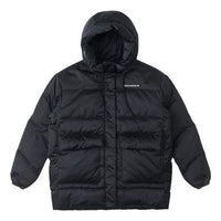 (WMNS) Converse Fashion Mid Down Jacket Asia Sizing 'Black' 10025220-A02