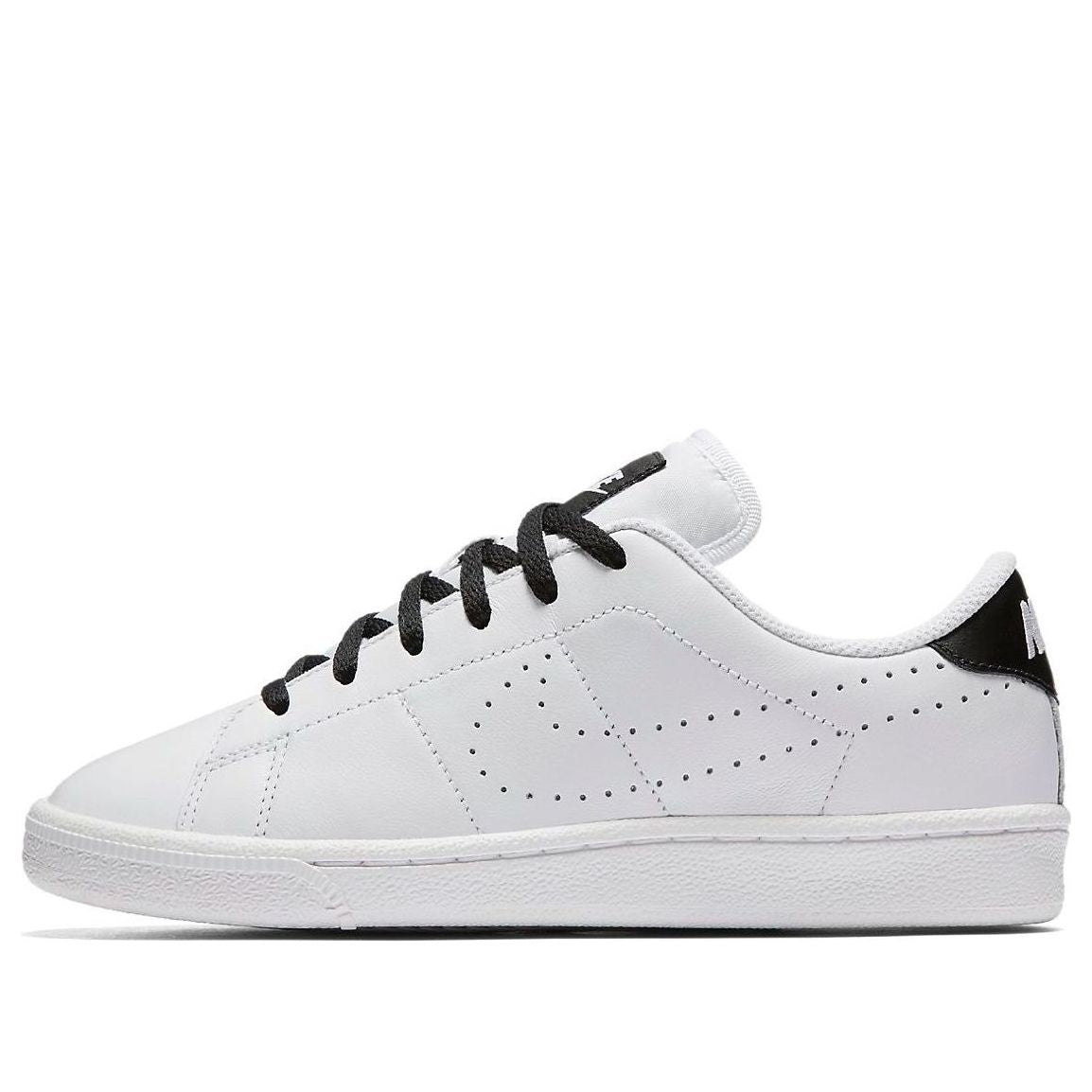 (GS) Nike Tennis Classic PRM 'White Black' 834123-101