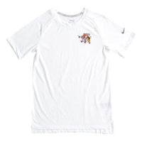 (WMNS) Nike DRI-FIT Sports Running Short-sleeve Tee White CW4815-100