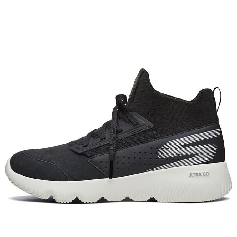 (WMNS) Skechers Go Focus High-Top Black 667021-BKW