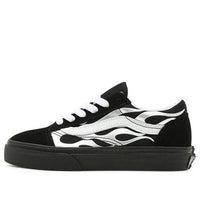 (PS) Vans Metallic Flame Old Skool Shoes 'Black White' VN0A4VJC7US