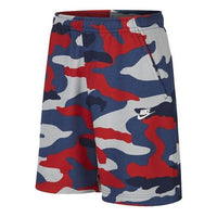 Men's Nike Sportswear Camouflage Blue Shorts BV2839-012