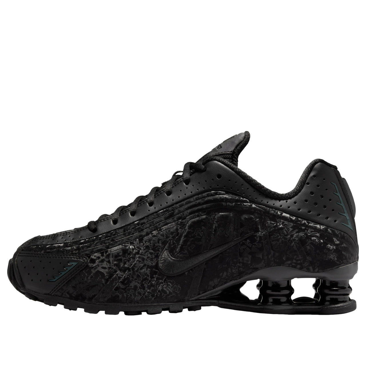 (WMNS) Nike Shox R4 'Black Floral' HV0934-002
