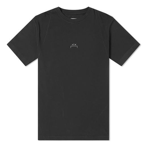 A-COLD-WALL* Core Flat Overlock Tee Logo Tee ACW-SSC01-BK