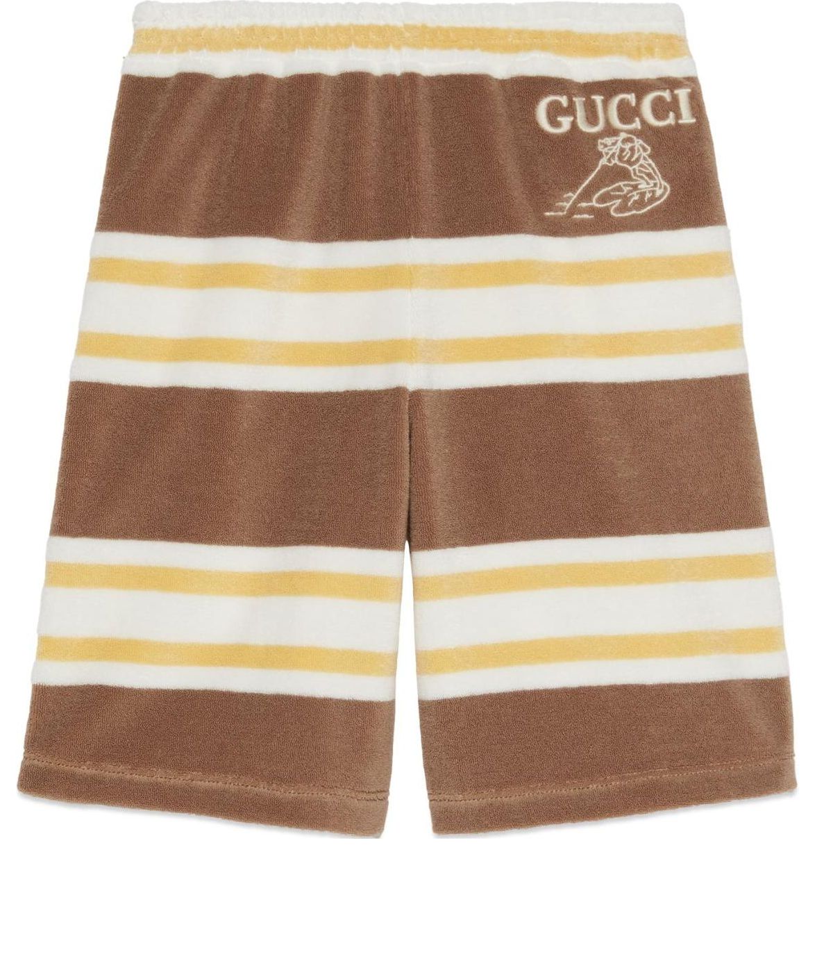 (GS) Gucci x Peter Rabbit Terry Cloth Shorts 'Yellow Brown' 770710-XJF77-7471