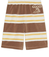 (GS) Gucci x Peter Rabbit Terry Cloth Shorts 'Yellow Brown' 770710-XJF77-7471
