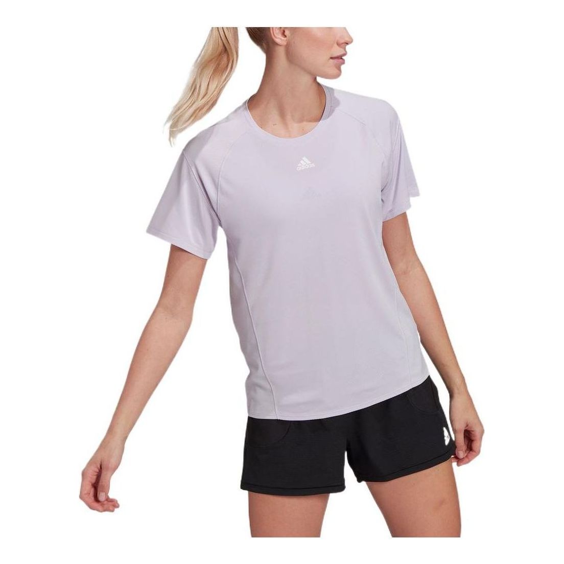 (WMNS) adidas HEAT.RDY T-Shirt Asia Sizing 'Purple' HI3969