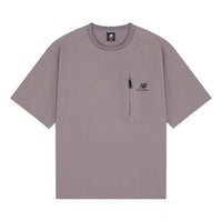 New Balance Logo Print Tee Asia Sizing 'Purple' AMT22371-ZNC