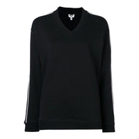 (WMNS) KENZO Back Logo V neck Sports Hoodie Black F952SW774952-99