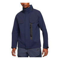 Men's Nike Sportswear Tech Pack Sports Storage Simple Hooded Jacket Deep Navy Blue CZ9310-410