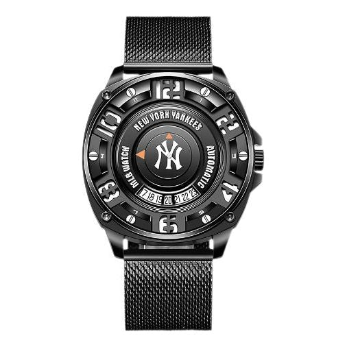 Men's MLB Automatic Mechanical Watch Hollow Out waterproof Black MLB-JX001-1