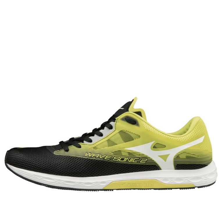 Mizuno Wave Sonic 2 Wide 'Black Yellow' U1GD193603