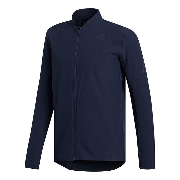 adidas Aero 3s Jkt Casual Sports Slim Fit Stand Collar Jacket Blue FL4387