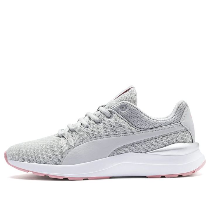(WMNS) PUMA Adela Core Low Top Grey/Pink 370544-02
