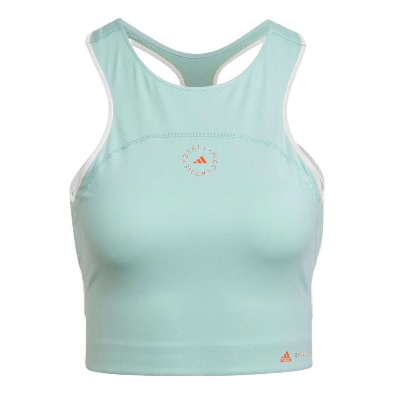 (WMNS) adidas by Stella McCartney TruePace Running Crop Top 'Green' HD9112