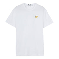COMME des GARCONS PLAY Gold Heart T-Shirt 'White' AZ-T216-051-4