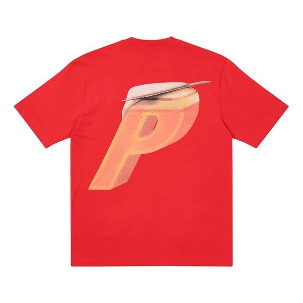 PALACE x Stella Artois Crossover Alphabet Short Sleeve Unisex Red PAL-SS21-24