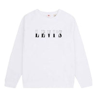 (WMNS) Levi's Logo Plus Fleece T-Shirt 'White' 29717-0120