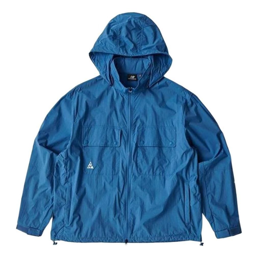 New Balance UNI Ultra Lightweight Camper Zip-Up Jacket Asia Sizing 'Blue' NBNMC29023-00