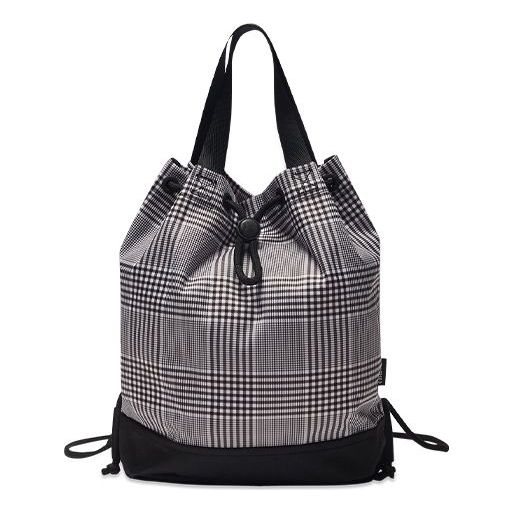 Converse Plaid Bucket Bag 'Grey' 10019906001