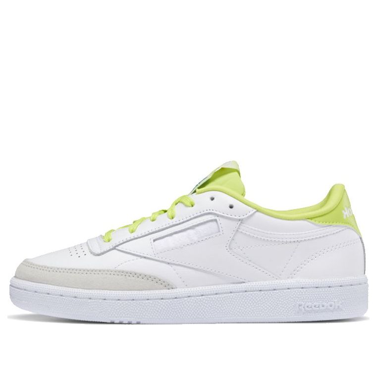 (WMNS) Reebok Club C85 'Cloud White Acid Yellow' GW5439