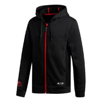 adidas CNY ROSE FZ Basketball Sports Jacket Male Black DT2933