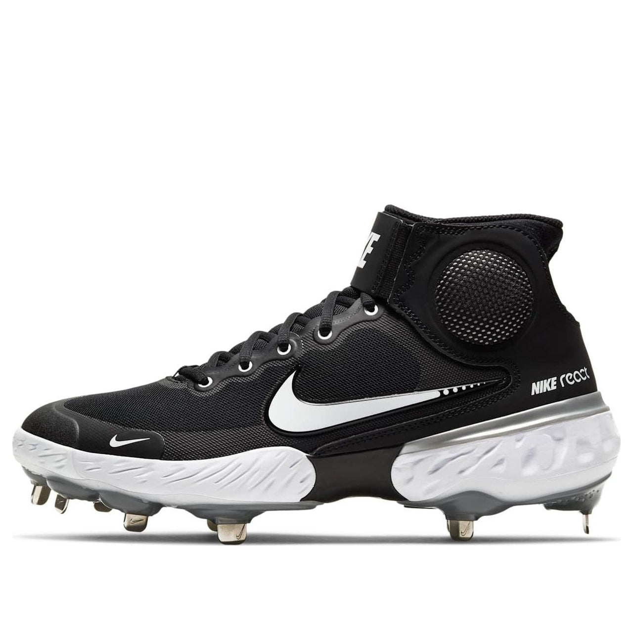 Nike Alpha Huarache Elite 3 Mid 'Black Light Smoke Grey' CK0745-001