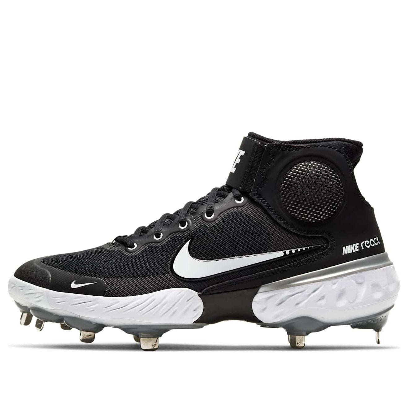 Nike Alpha Huarache Elite 3 Mid 'Black Light Smoke Grey' CK0745-001