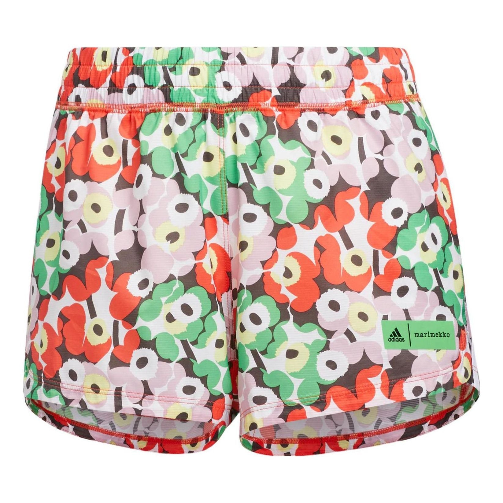 (WMNS) adidas x Marimekko Pacer Shorts Asia Sizing 'Multi-Color' HE7390