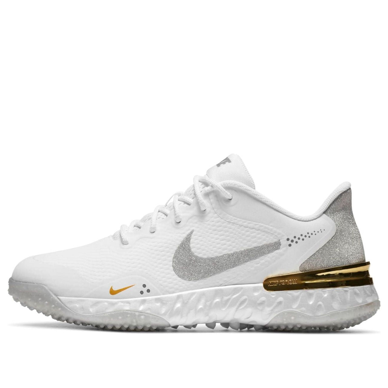 Nike Alpha Huarache Elite 3 Turf 'White Metallic Silver' CV3560-101