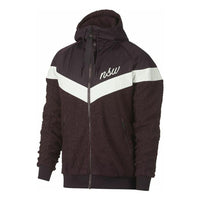 Nike Sportswear Nsw Sherpa Windrunner Full Zip Jackets 'Burgundy Ash' 930316-659