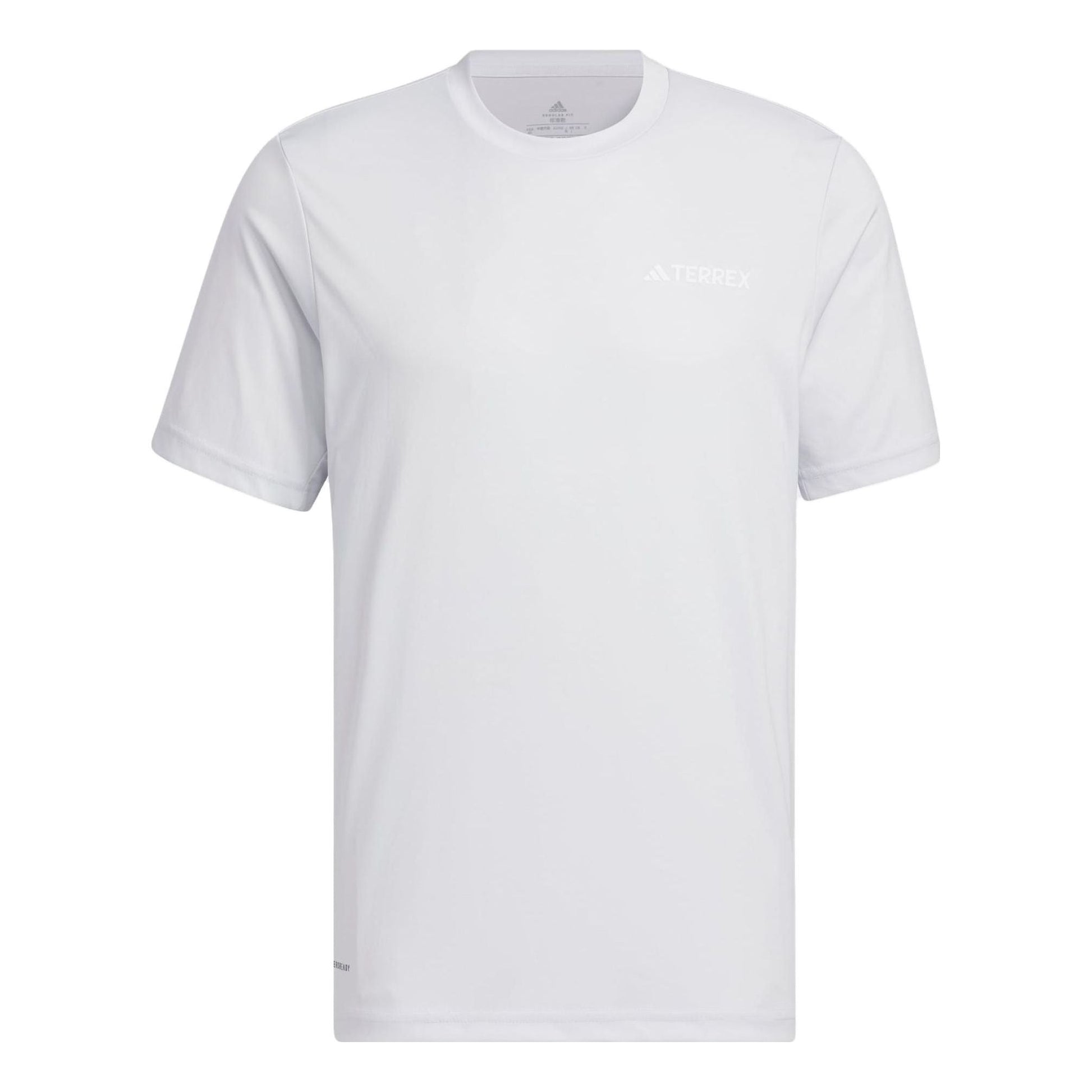 adidas Logo Tech T-Shirt Asia Sizing 'White' IC4413