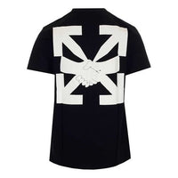 Off-White Agreement Printing Short Sleeve Black OMAA027F20FAB0131001