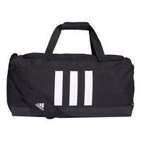 adidas Essentials 3-Stripes Duffel Bag Medium 'Black White' GN2046