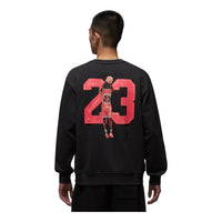 Air Jordan Fleece Graphic Crewneck Sweatshirt 'Off Noir' IR0111-045