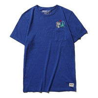 Men's Timberland SS20 Printing Short Sleeve Blue A2B3G454