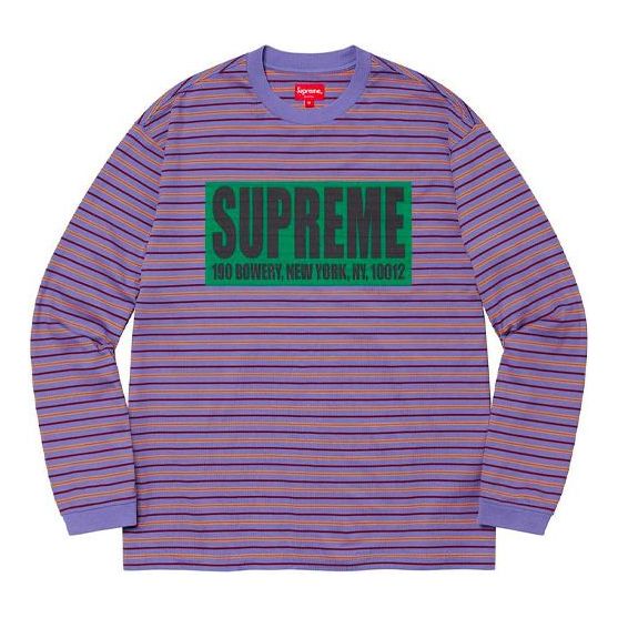 Supreme SS21 Week 1 Thin Stripe Top T SUP-SS21-461-PUR