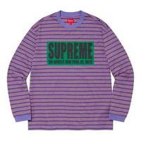 Supreme SS21 Week 1 Thin Stripe Top T SUP-SS21-461-PUR
