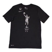 Nike Dri-Fit Mvp Stephen Curry Player Print Short Sleeve Male Black BV1529-010