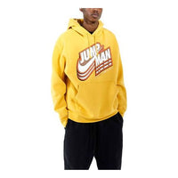 Air Jordan Jumpman Logo Printing Pullover Sports Yellow DC9604-781