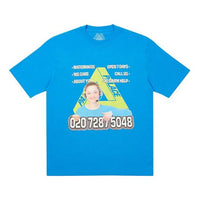 PALACE Bell Man Round Neck Short Sleeve Unisex Royal blue P19TS005