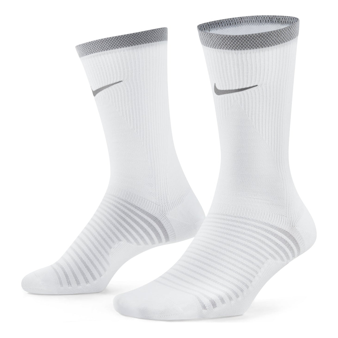 Nike Logo Quick Dry Breathable Running Sports Socks Unisex One Pair White DA3584-100