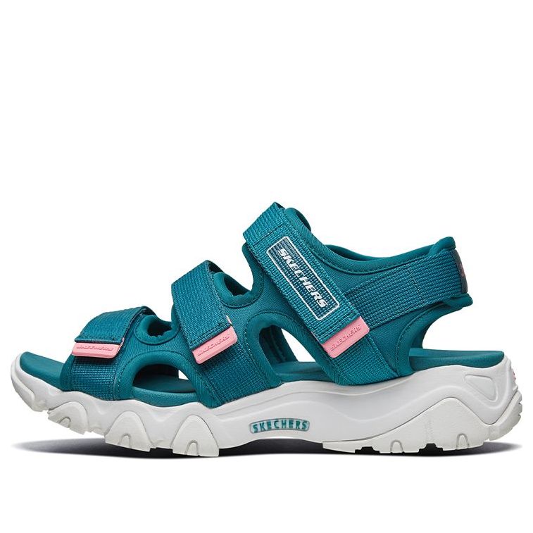 (WMNS) Skechers D lites 2.0 Fashion Leisure Sandal Blue/Green 88888342-TEAL
