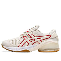 (WMNS) ASICS Gel Quantum Jin Shoes Birch 'White Red' 1022A291-201