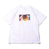 Men's Nike Eye Pattern Logo Printing Round Neck Casual Short Sleeve White T-Shirt DX5832-100
