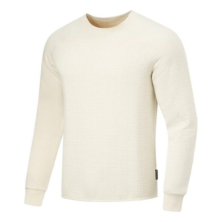 Li-Ning Lifestyle Crew Neck Pullover 'White' AWDT737-2