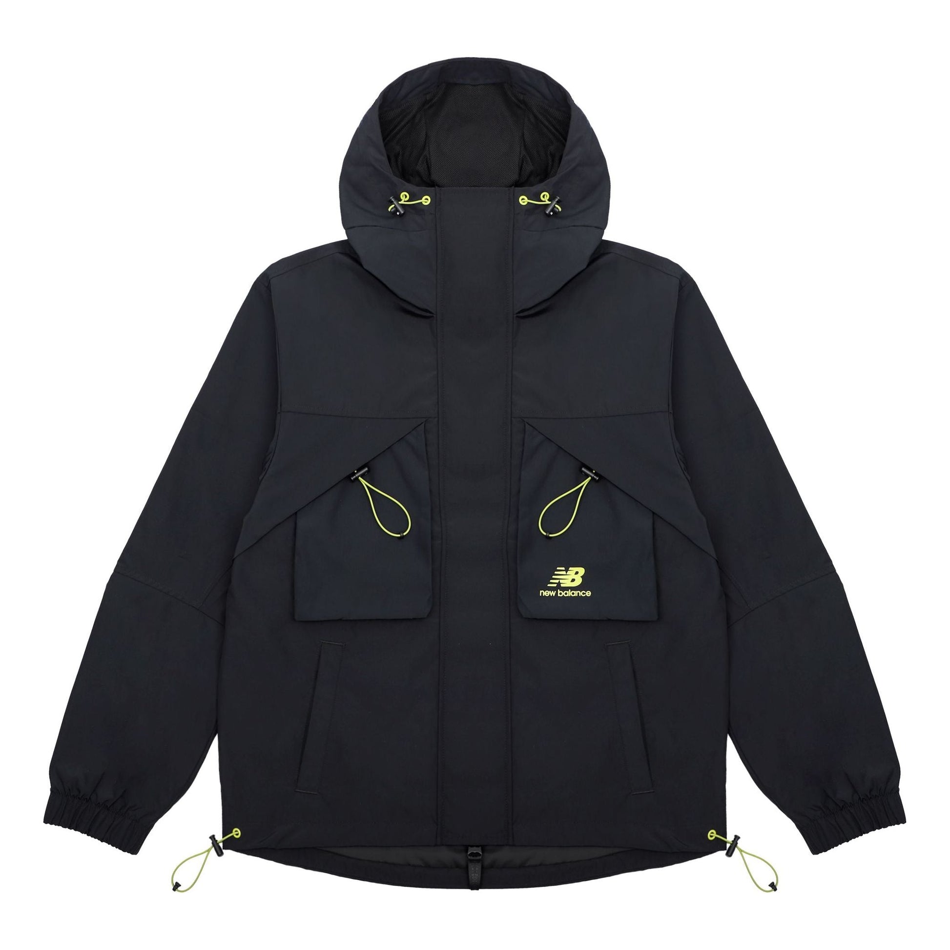 New Balance Men's New Balance Multiple Pockets Casual Sports Breathable Woven Jacket Autumn Black AMJ13376-BK